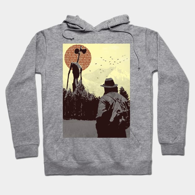 An Unfortunate Encounter - Sirenhead (Sirenhead) Hoodie by Backwoods Design Co